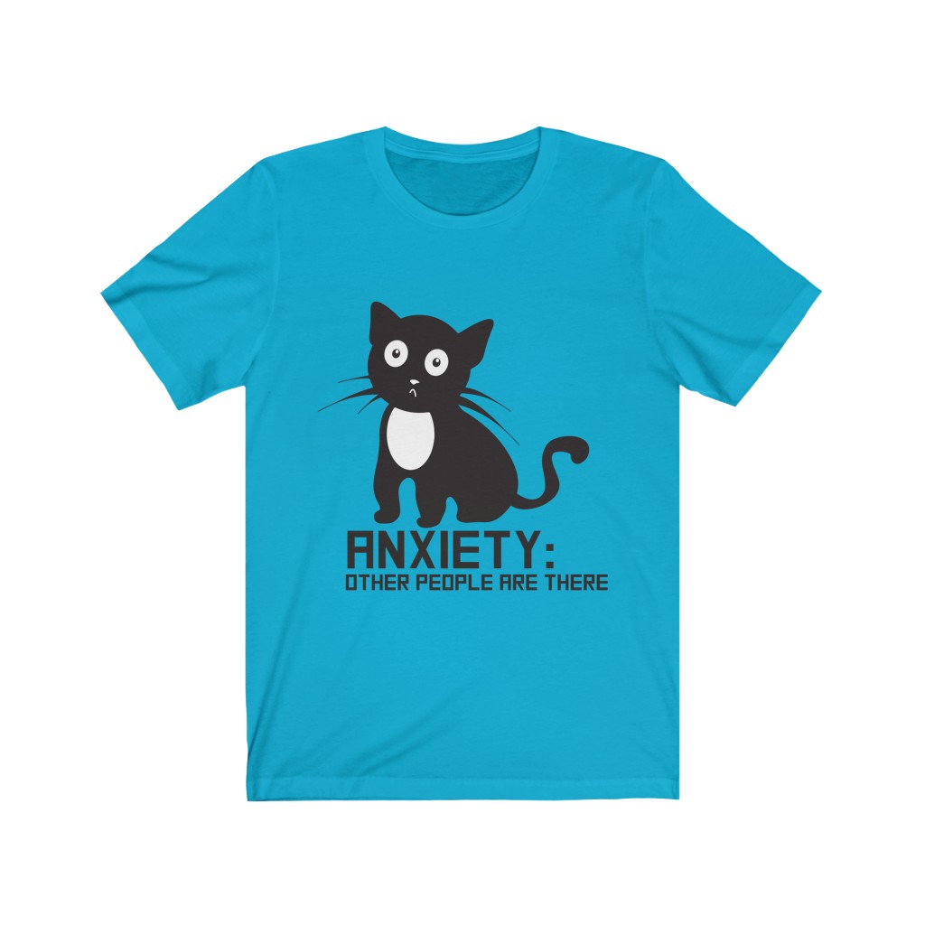 Cat Anxiety — Unisex T-Shirt - Image 3