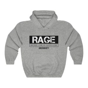 Rage Another Sign Of Depression — Hoodie