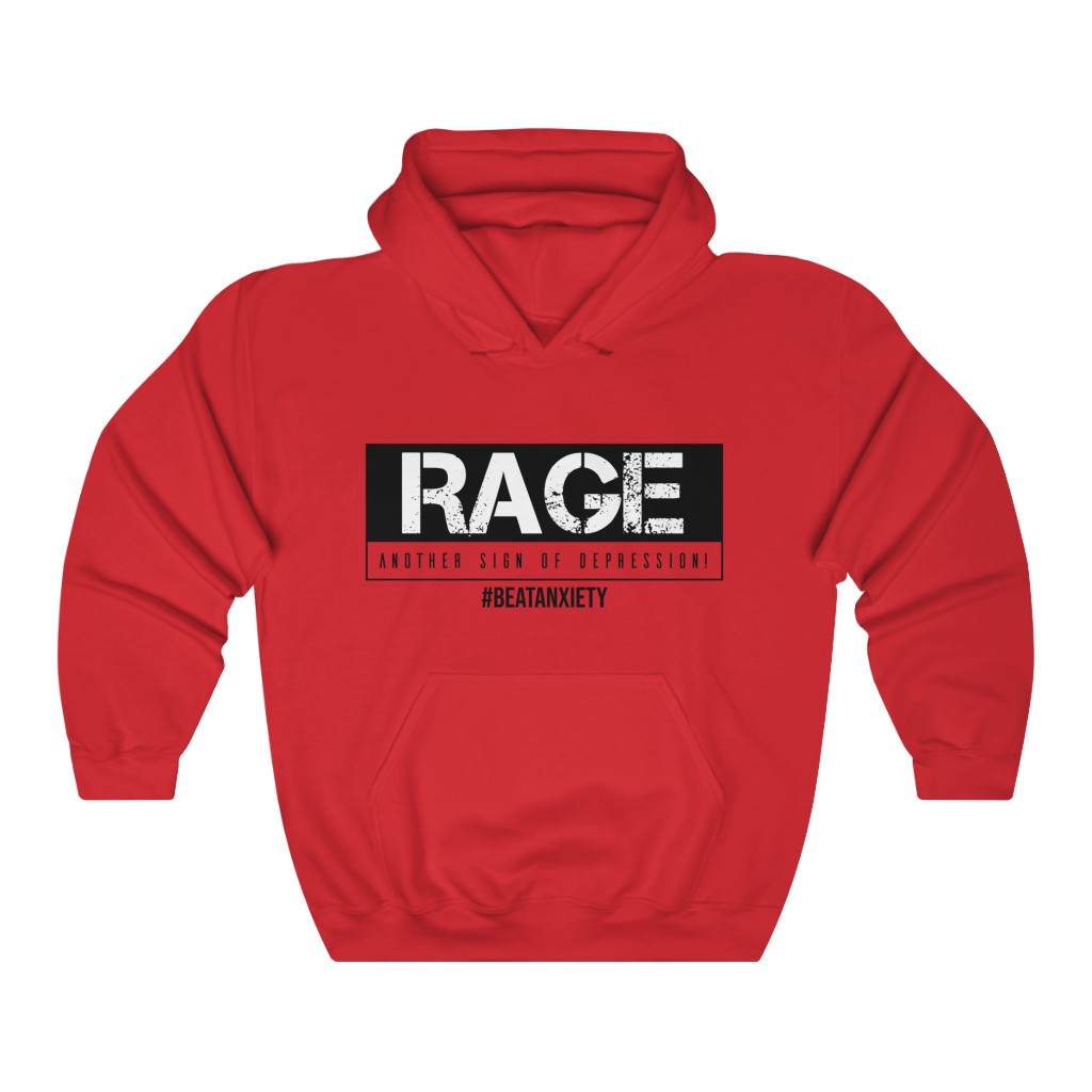 Rage Another Sign Of Depression — Hoodie - Image 4