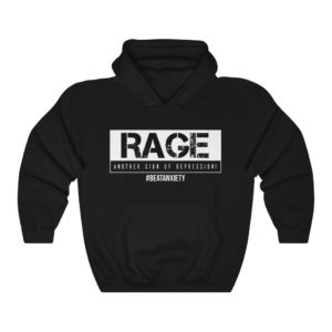 Rage Another Sign Of Depression — Hoodie