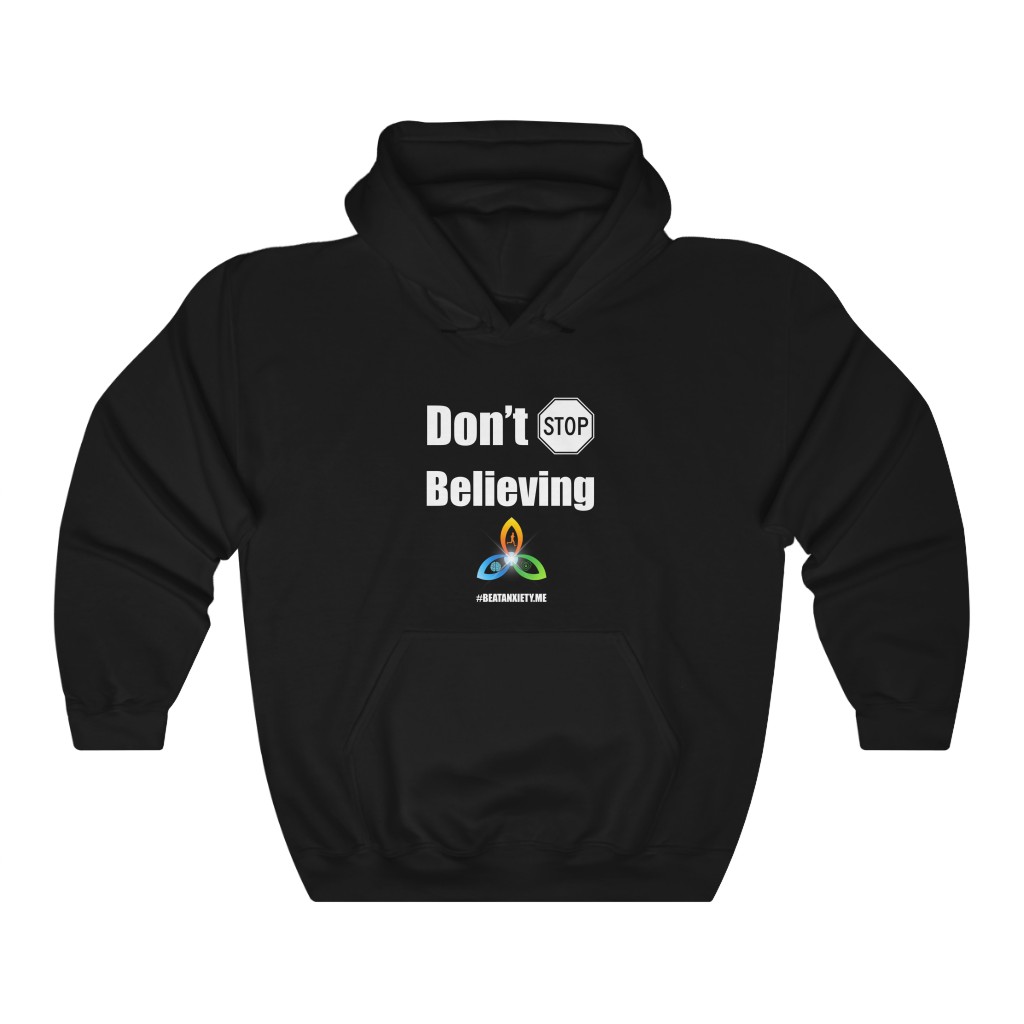Don't Stop Believing Unisex Heavy Blend™ Hooded Sweatshirt - Image 2