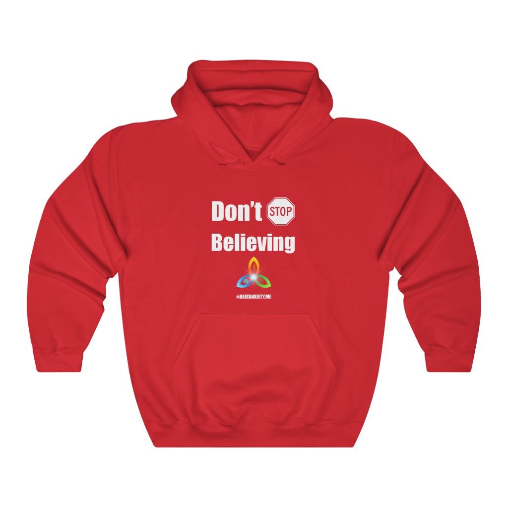 Don't Stop Believing Unisex Heavy Blend™ Hooded Sweatshirt - Image 7