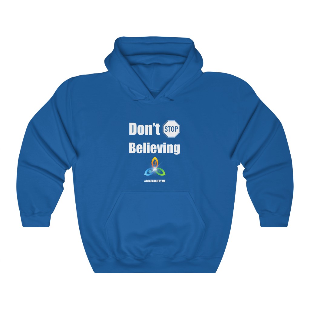 Don't Stop Believing Unisex Heavy Blend™ Hooded Sweatshirt - Image 4
