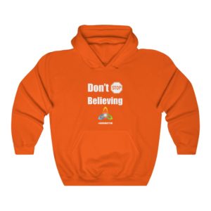 Don't Stop Believing Unisex Heavy Blend™ Hooded Sweatshirt