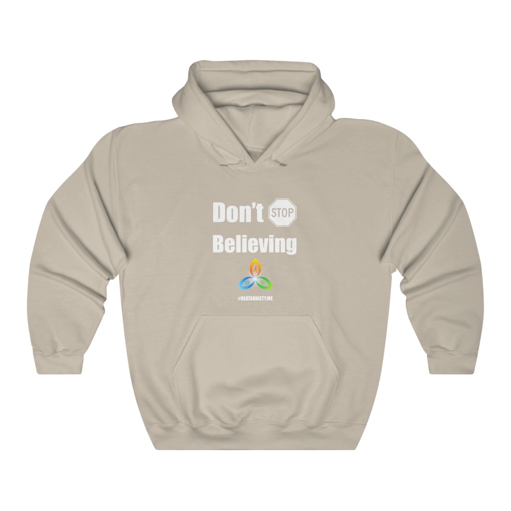 Don't Stop Believing Unisex Heavy Blend™ Hooded Sweatshirt - Image 3